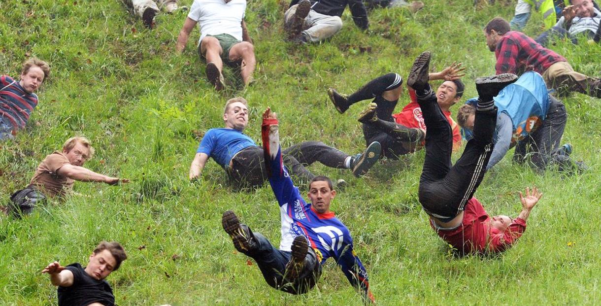 Gloucestershire Cheese Rolling on Coopers Hill