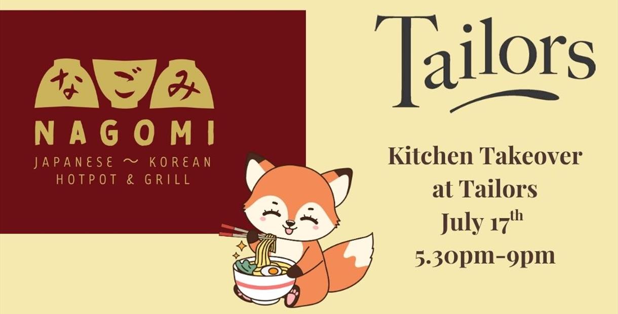 Nagomi Kitchen Takeover at Tailors poster