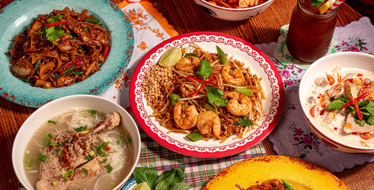 Rosa's Thai Iconic Dishes Food Spread