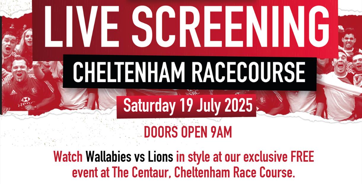 Live Screening Event - Lions vs Australia
