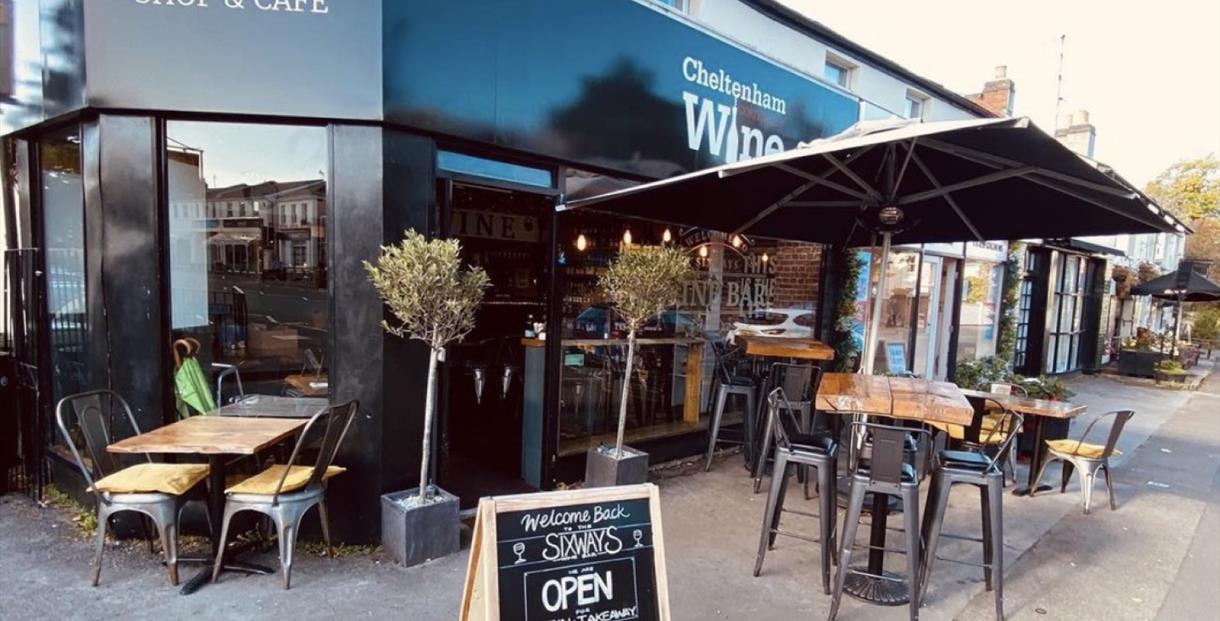 Exterior of Sixways WIne Bar