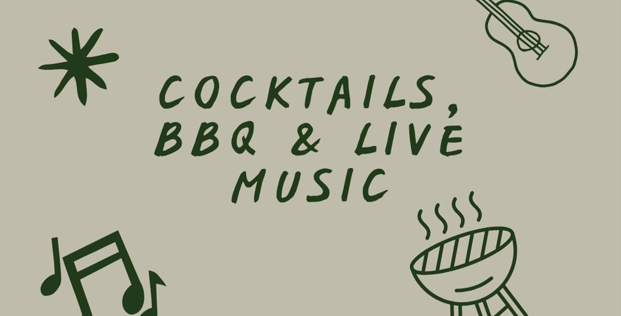 Cocktails, BBQ & Live Music poster