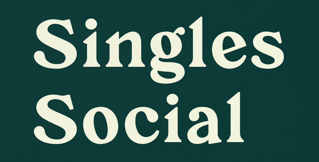 Singles social poster