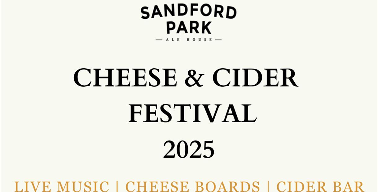 Cheese & Cider Festival 2025 poster