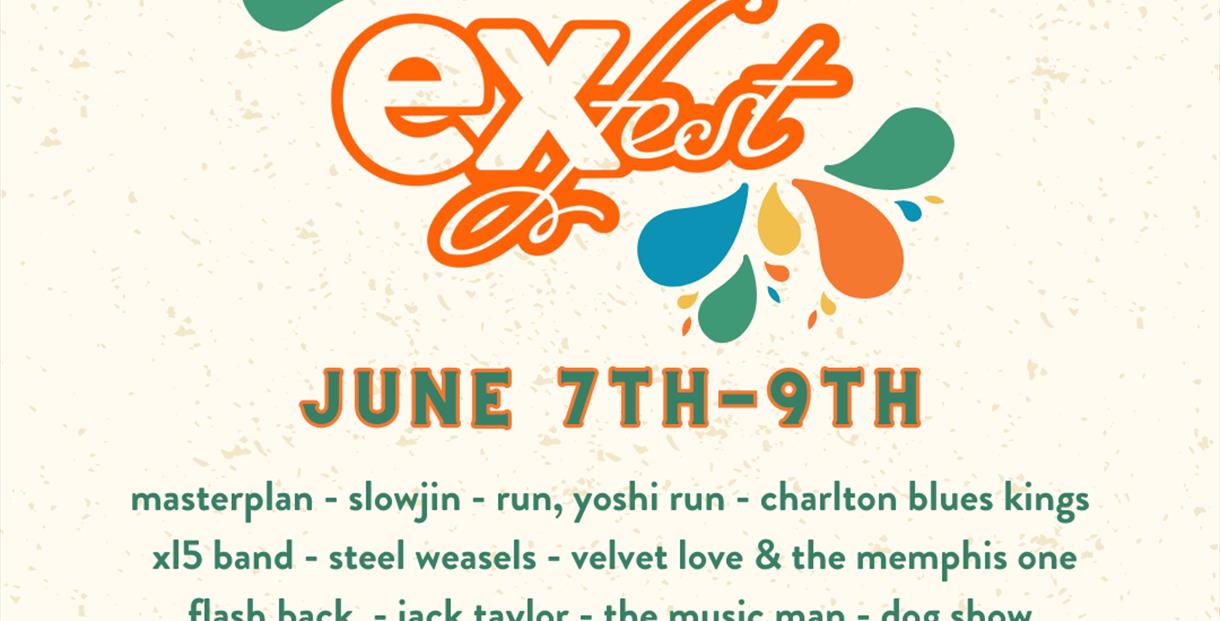 Exfest lineup poster