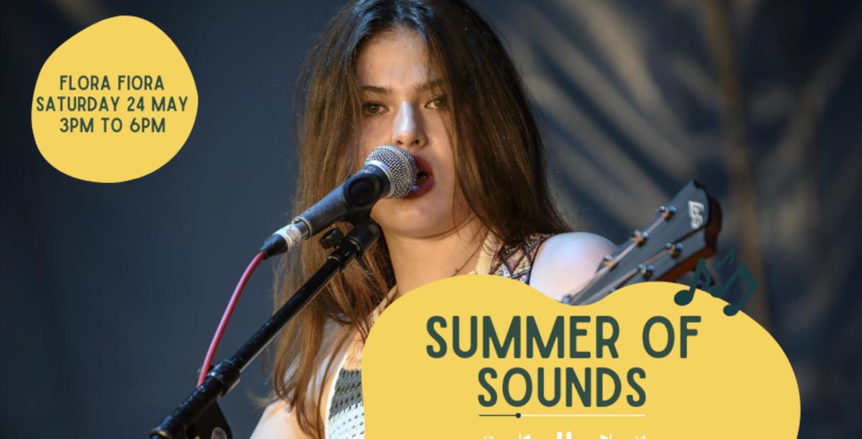 Summer of Sound - Flora Fiora poster