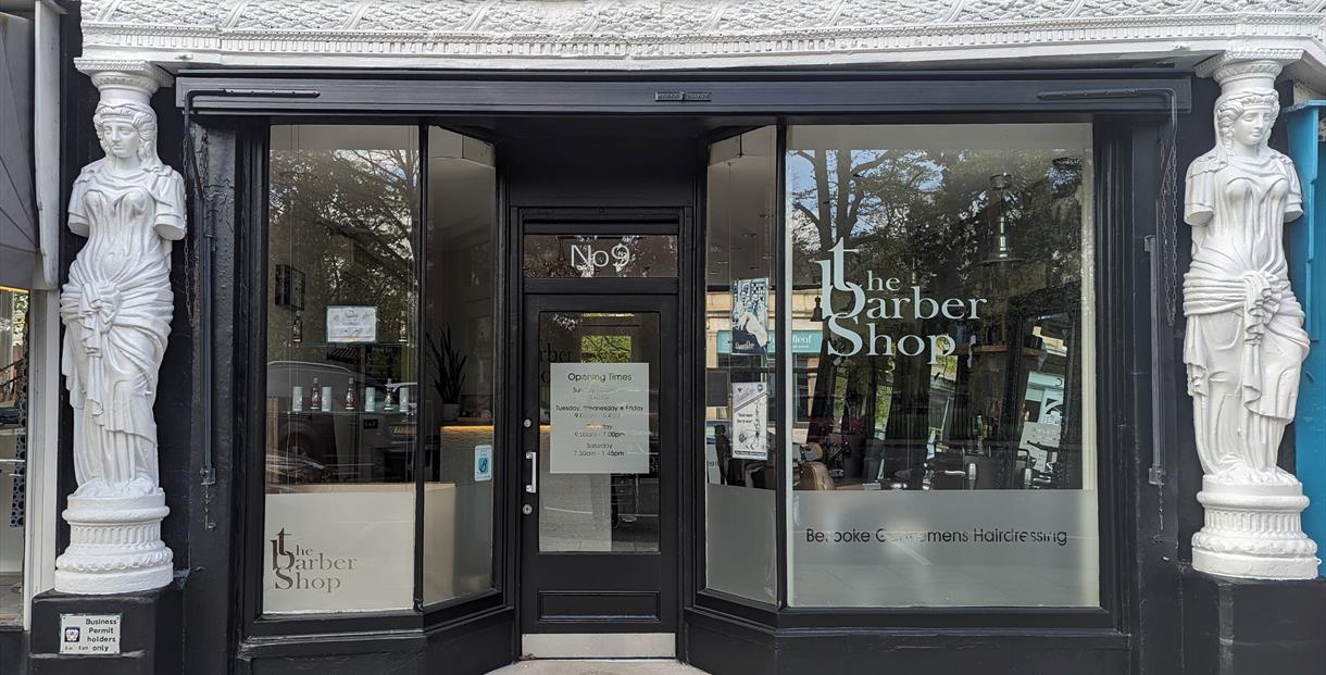 Exterior of The Barber Shop