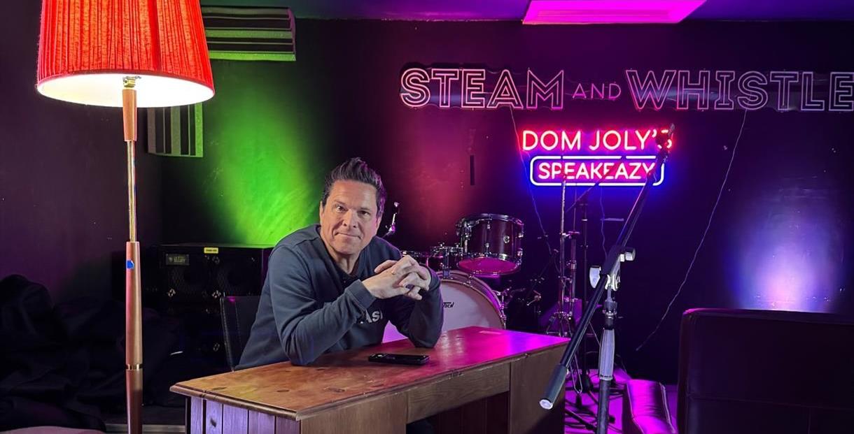 Dom Joly Speakeazy at The Steam and Whistle Pub Cheltenham