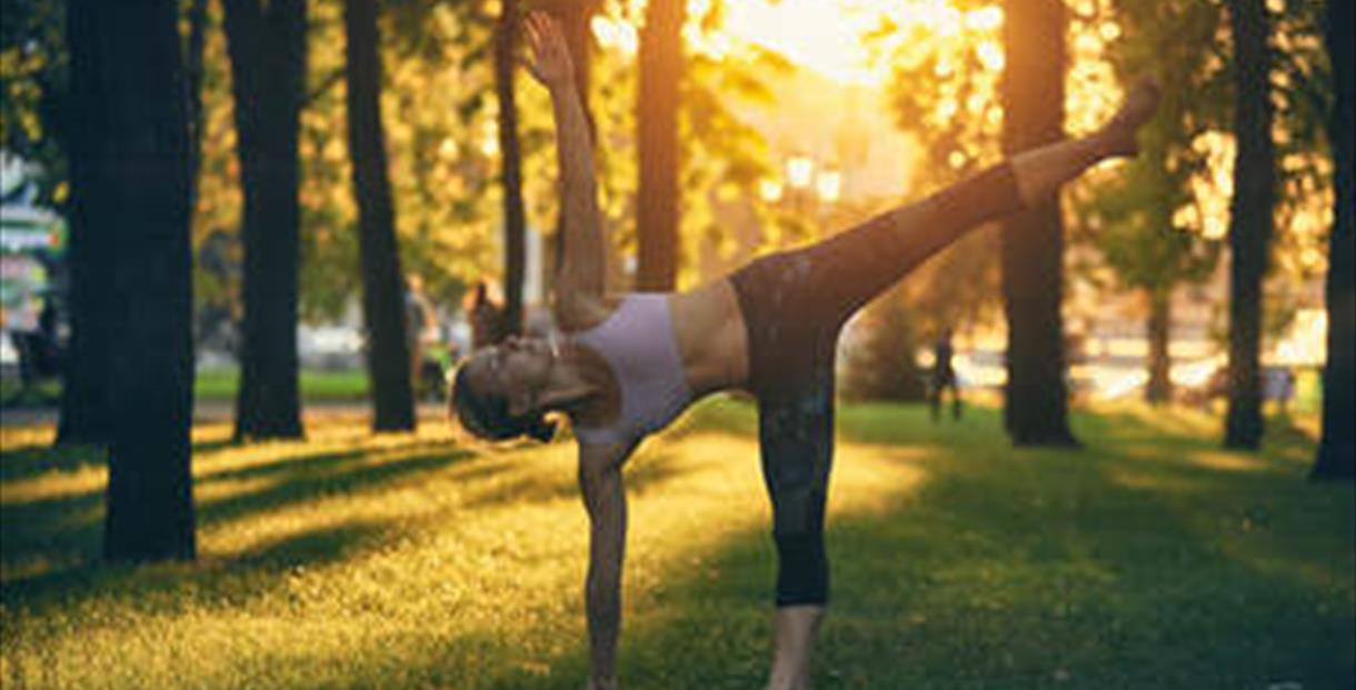 Yoga outdoors