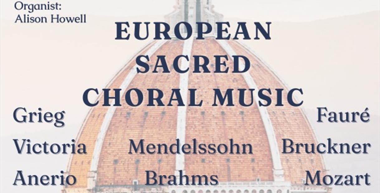 European Sacred Choral Music poster
