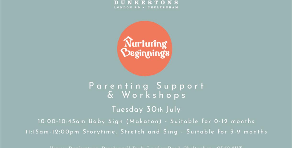 Nurturing Beginnings: Parenting Support & Workshops poster