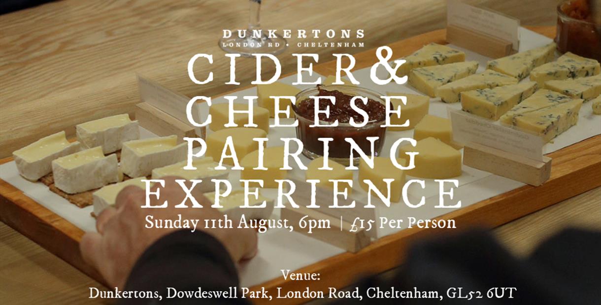 Cider and Cheese Pairing Experience at Dunkertons