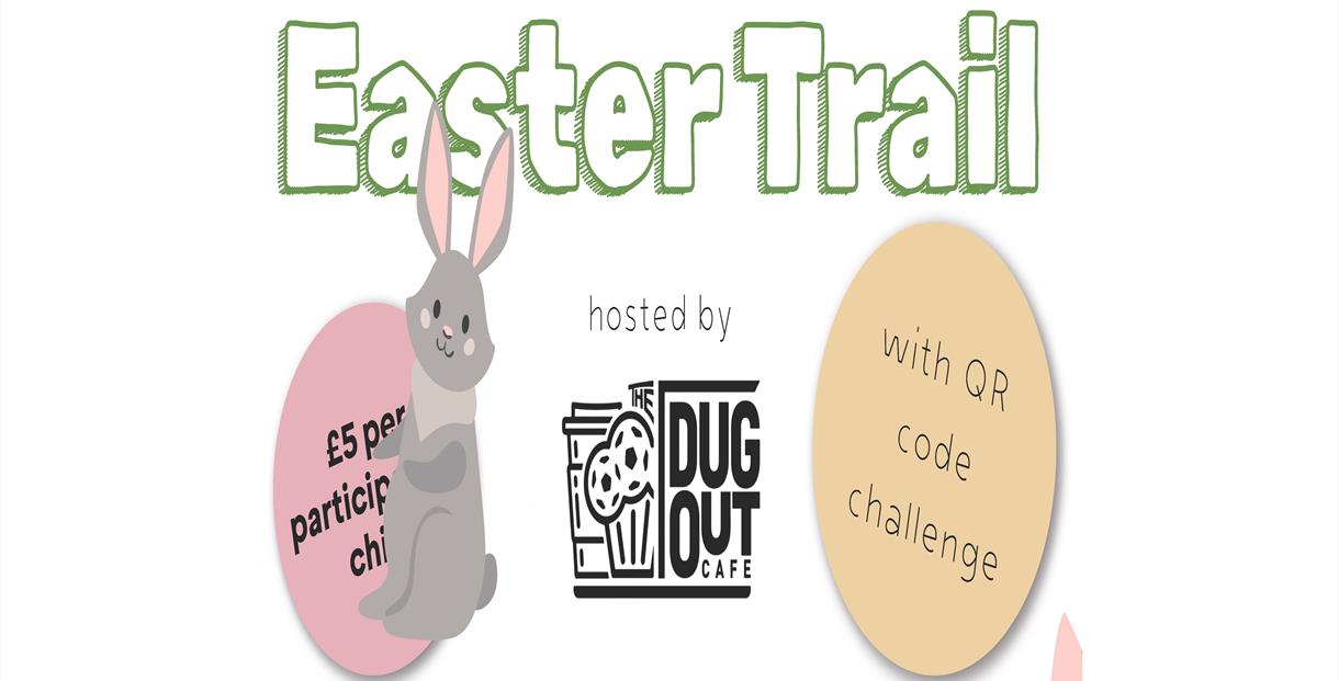 Easter Trail at DugOut Cafe poster