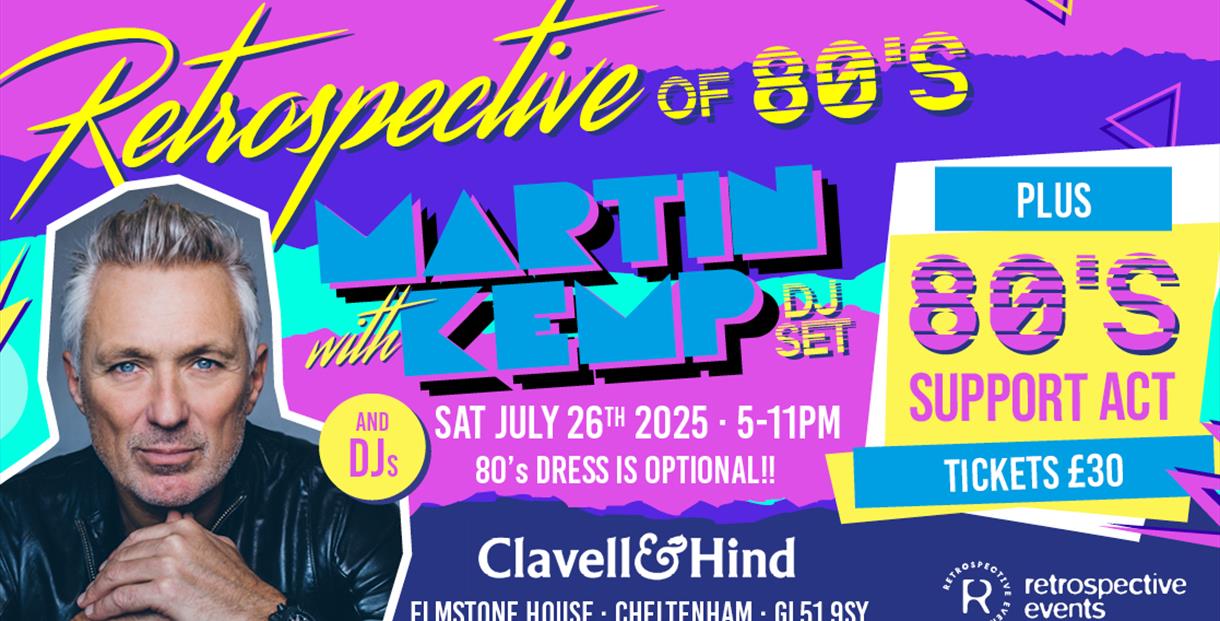 Retrospective of 80s presents Martin Kemp