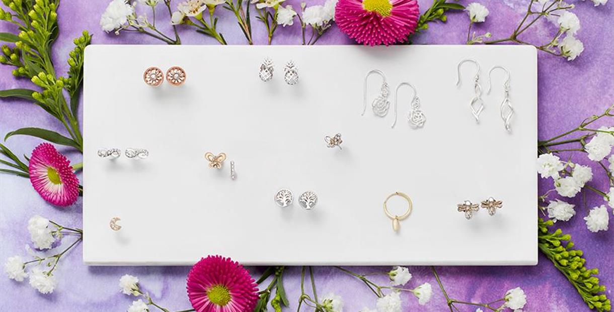 Selection of earrings