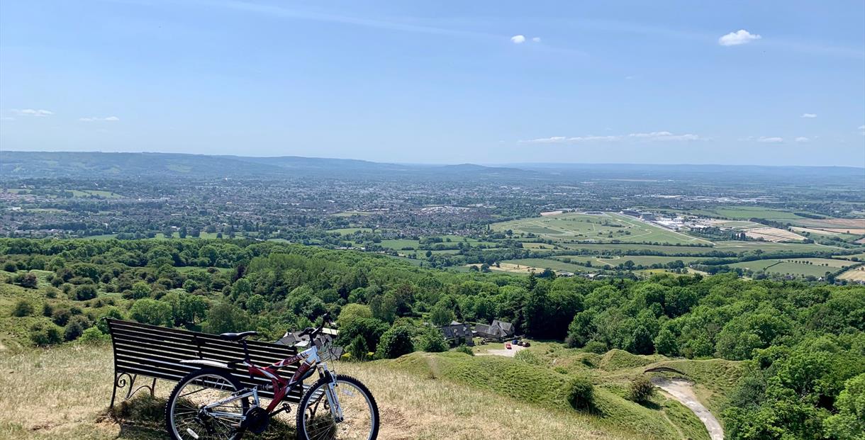 Cleeve Hill overlooking Cheltenham