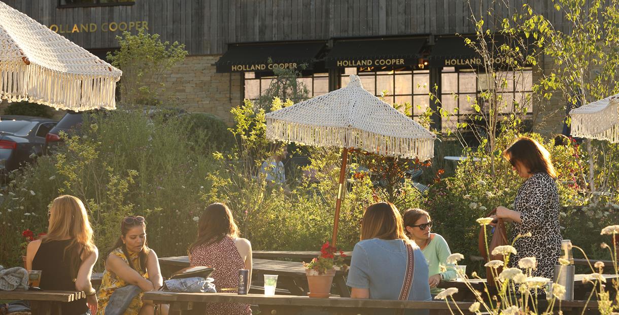 Dunkertons Cider Bar outdoor seating