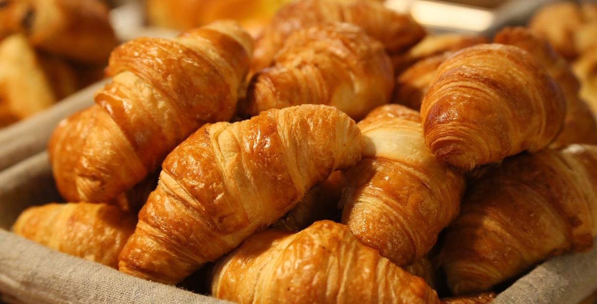 A batch of croissants