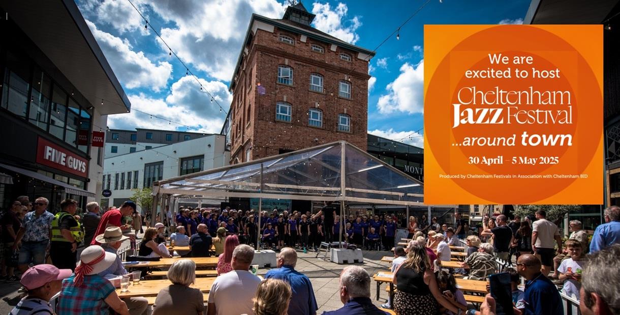 Crowds of people enjoying live music at The Brewery Quarter