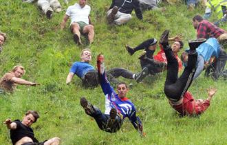 Gloucestershire Cheese Rolling on Coopers Hill