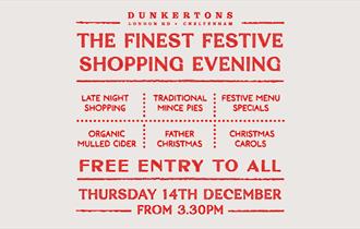 Dunkertons The Finest Festive Shopping Evening