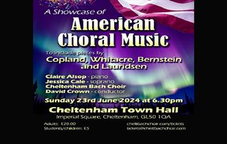A Showcase of American Choral Music poster
