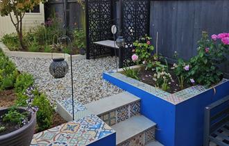Picture of one of our new gardens, inspired by the Alhambra