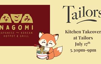 Nagomi Kitchen Takeover at Tailors poster