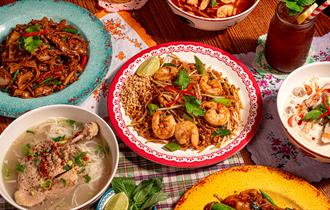 Rosa's Thai Iconic Dishes Food Spread
