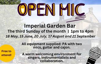 Summer of Sound open mic poster
