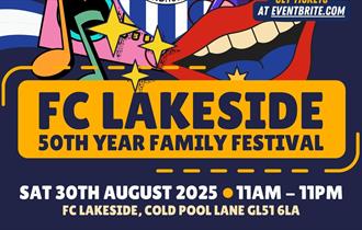 FC Lakeside 50th Anniversary Festival poster