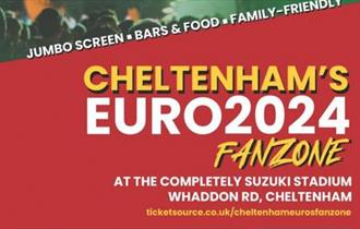 Euros Big Screen Fan Zone at Cheltenham Town FC poster