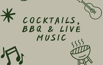 Cocktails, BBQ & Live Music poster