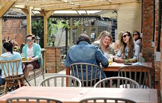 The Swan outdoor seating