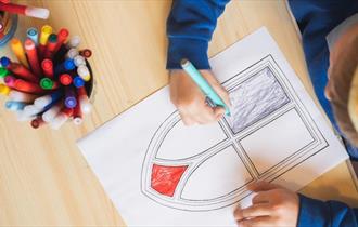 A child drawing