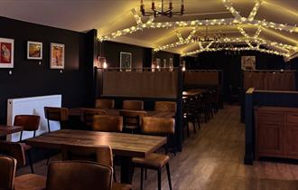 The Merryfellow dining area