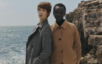Models wearing Hobbs Autumn and Winter clothing.