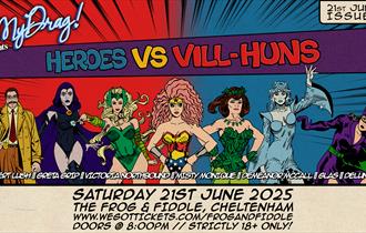 OH MY DRAG - Heroes & Vill-huns poster