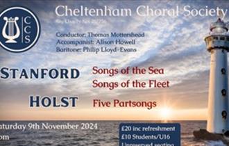 Cheltenham Choral Society sings Stanford and Holst
