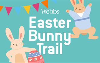 Webbs Easter Bunny Trail poster