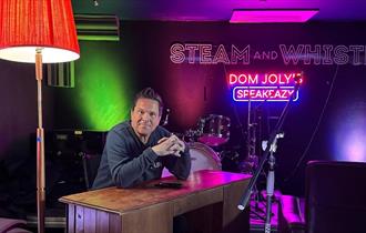Dom Joly Speakeazy at The Steam and Whistle Pub Cheltenham