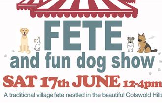 Fete and dog show info