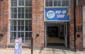 Lions at Large pop up shop front