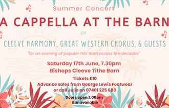 A Cappella at The Barn poster