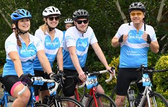 Ride for Ryder cyclists