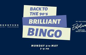 Back to the 90's Brilliant Bingo poster
