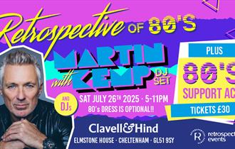 Retrospective of 80s presents Martin Kemp