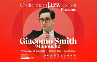 Clarinettist Giacomo Smith in a suit and tie
