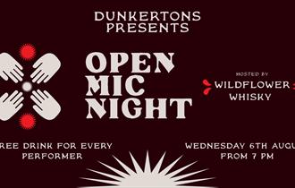 Dunkertons Open Mic Night with Wildflower Whisky