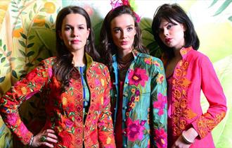 Models wearing designs from Beatrice von Tresckow